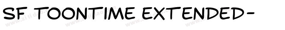 SF Toontime Extended字体转换